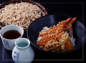 せいろそばと江戸前天丼